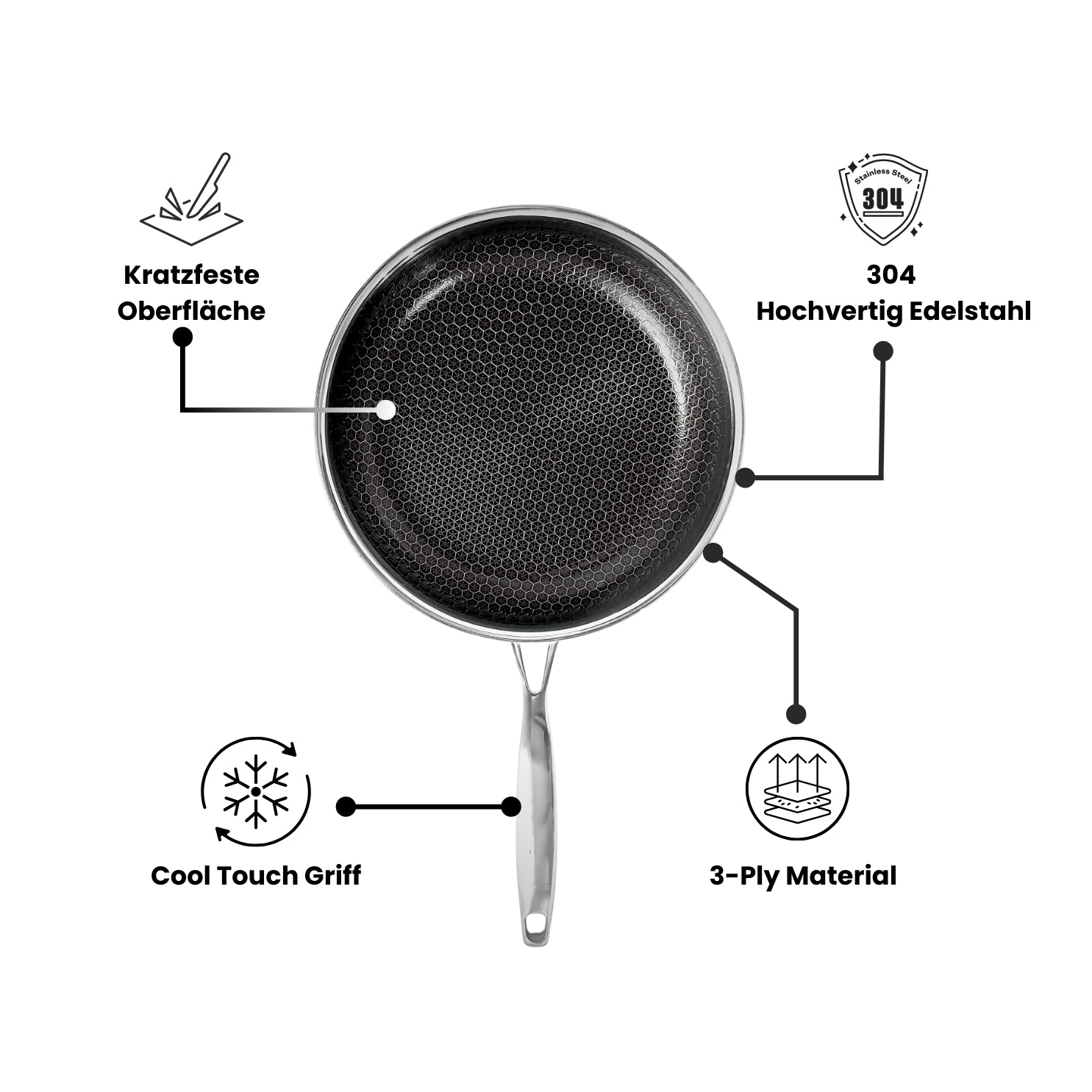 FEINKOCH HYBRIDE BRATPFANNE 24cm